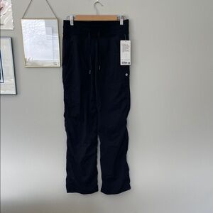 lululemon black dance studio pant - 6